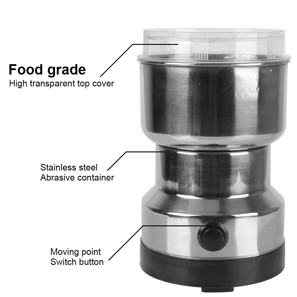 Kitchen Multifunctional Coffe Chopper Blades Nuts Beans Spices Blender Grains Grinder Machine Electric Coffee Grinder for home